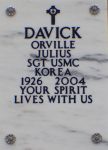 Sgt Orville Julius Davick