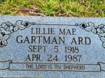 Lillie Mae Gartman Ard